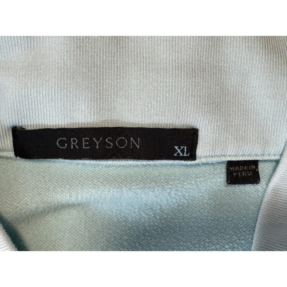 Greyson‎ 1/4 Zip Pullover Sweater Mens XL Long Sleeve Stretch Nylon Golf Jacket